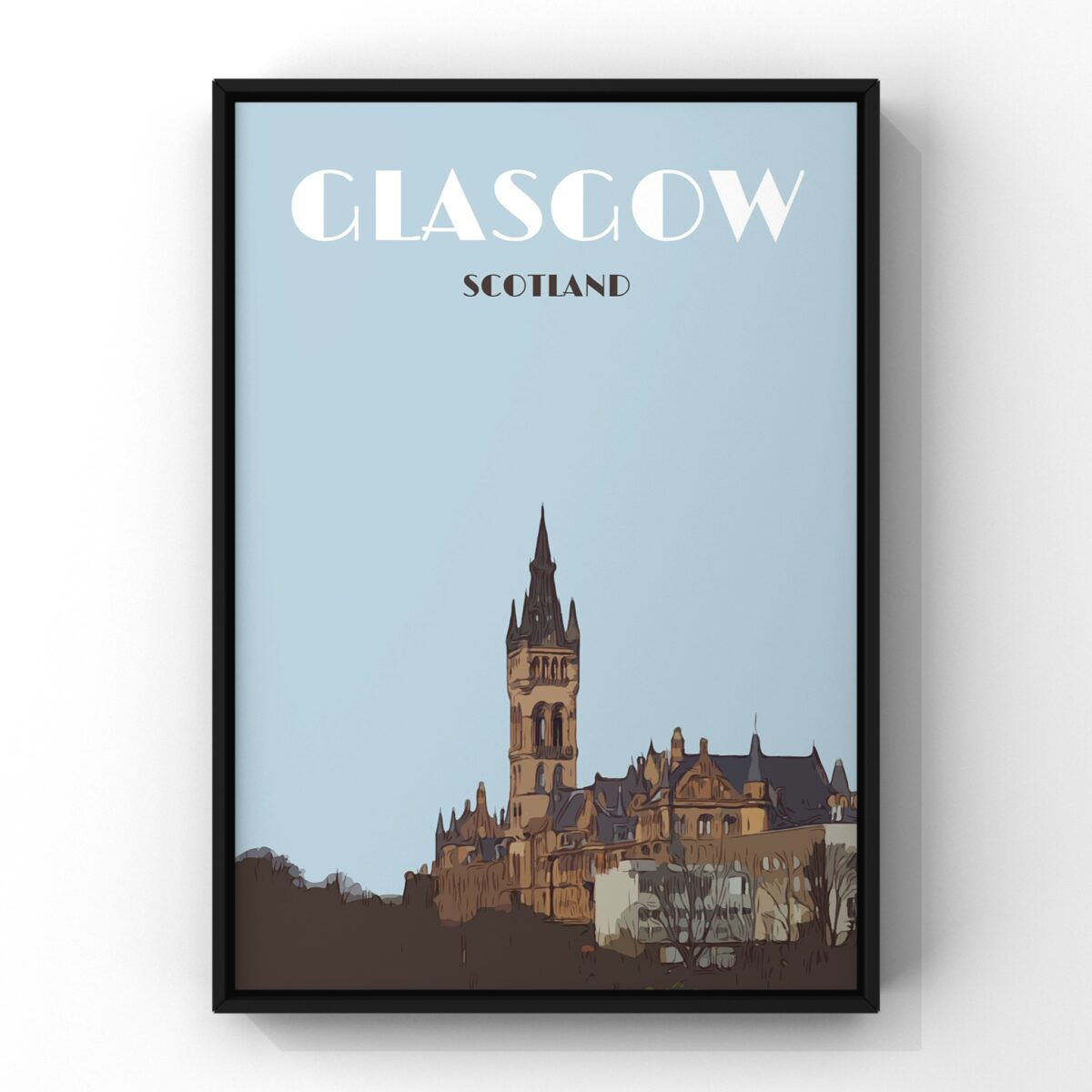 Glasgow University Print