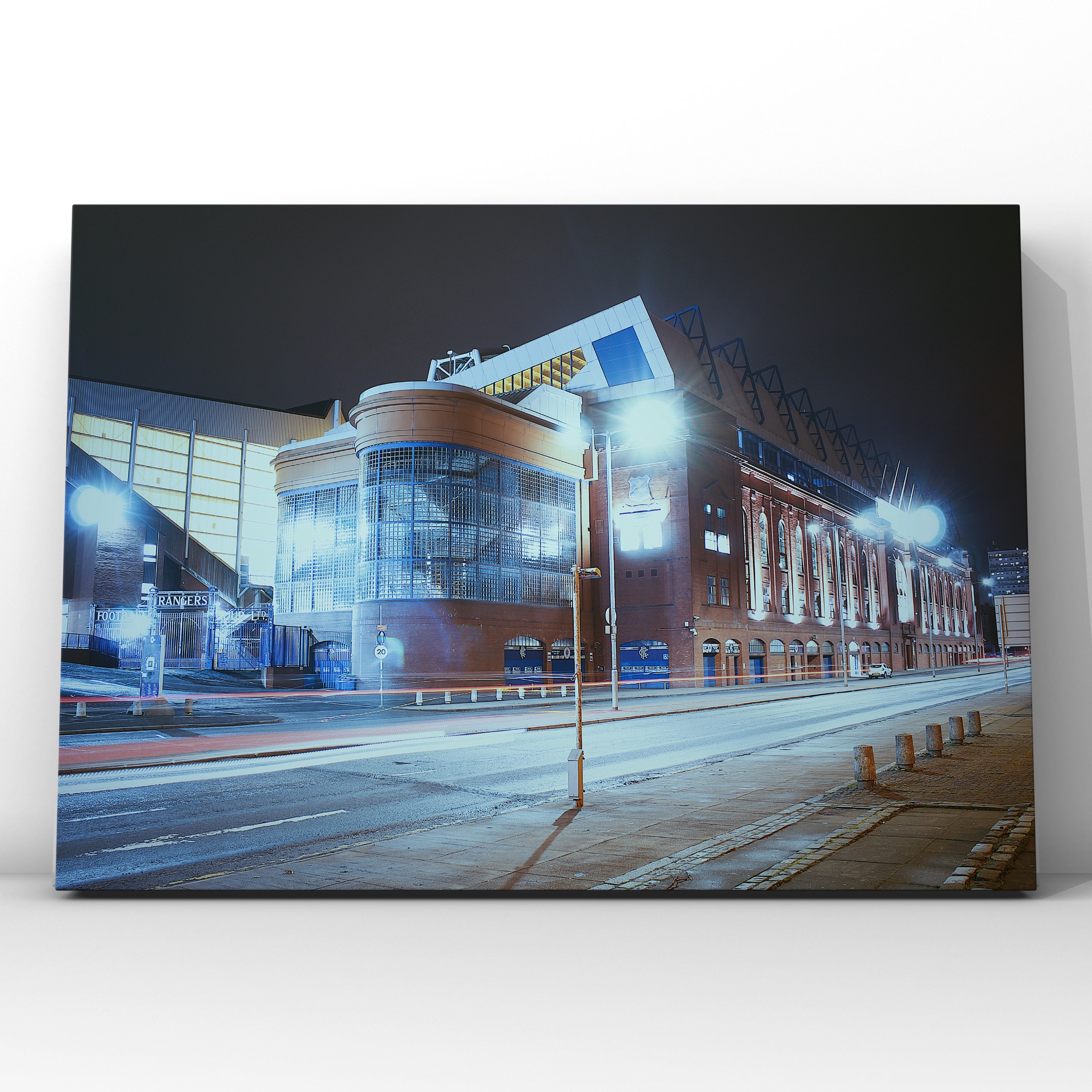 Ibrox At Night Canvas Print