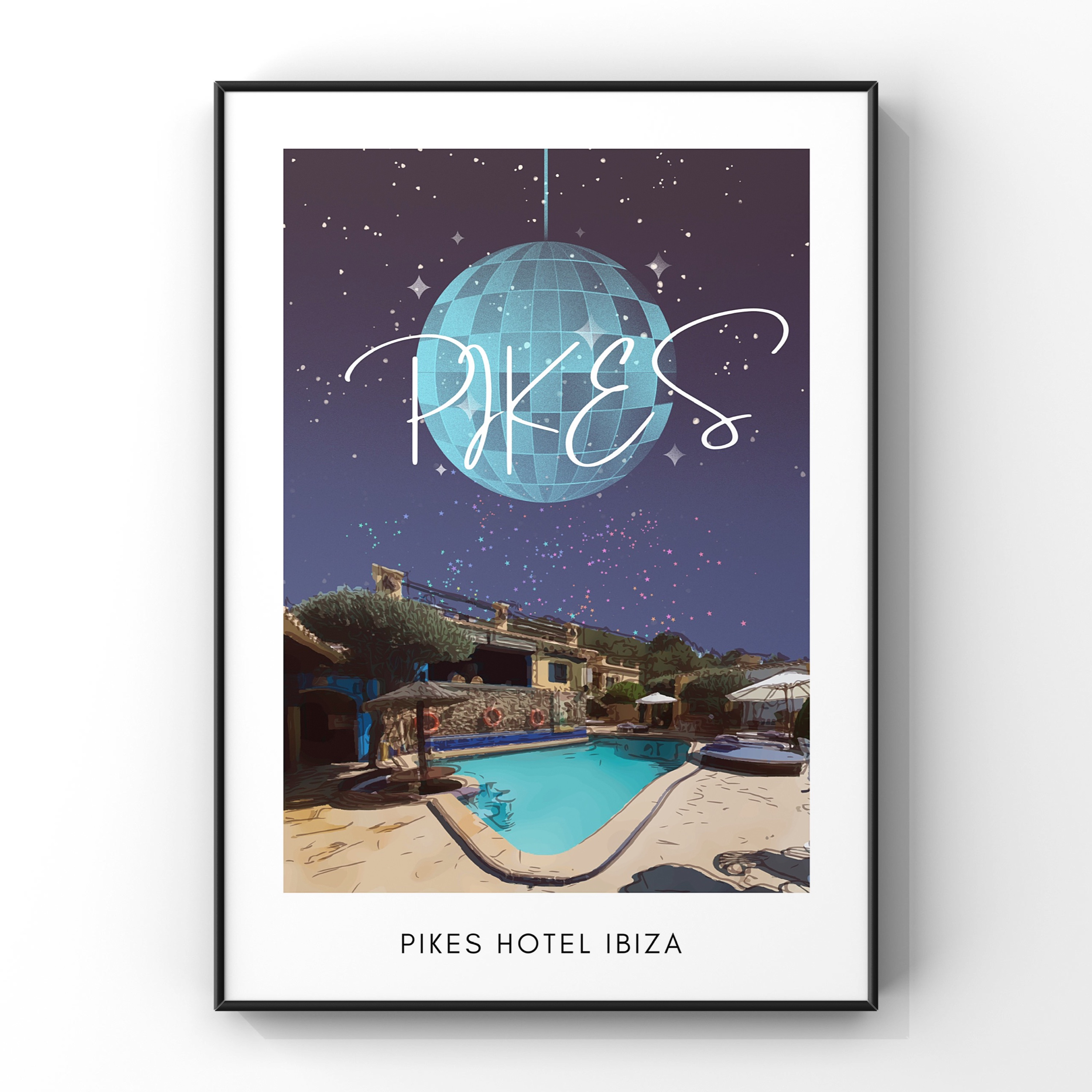 Pikes Ibiza Print