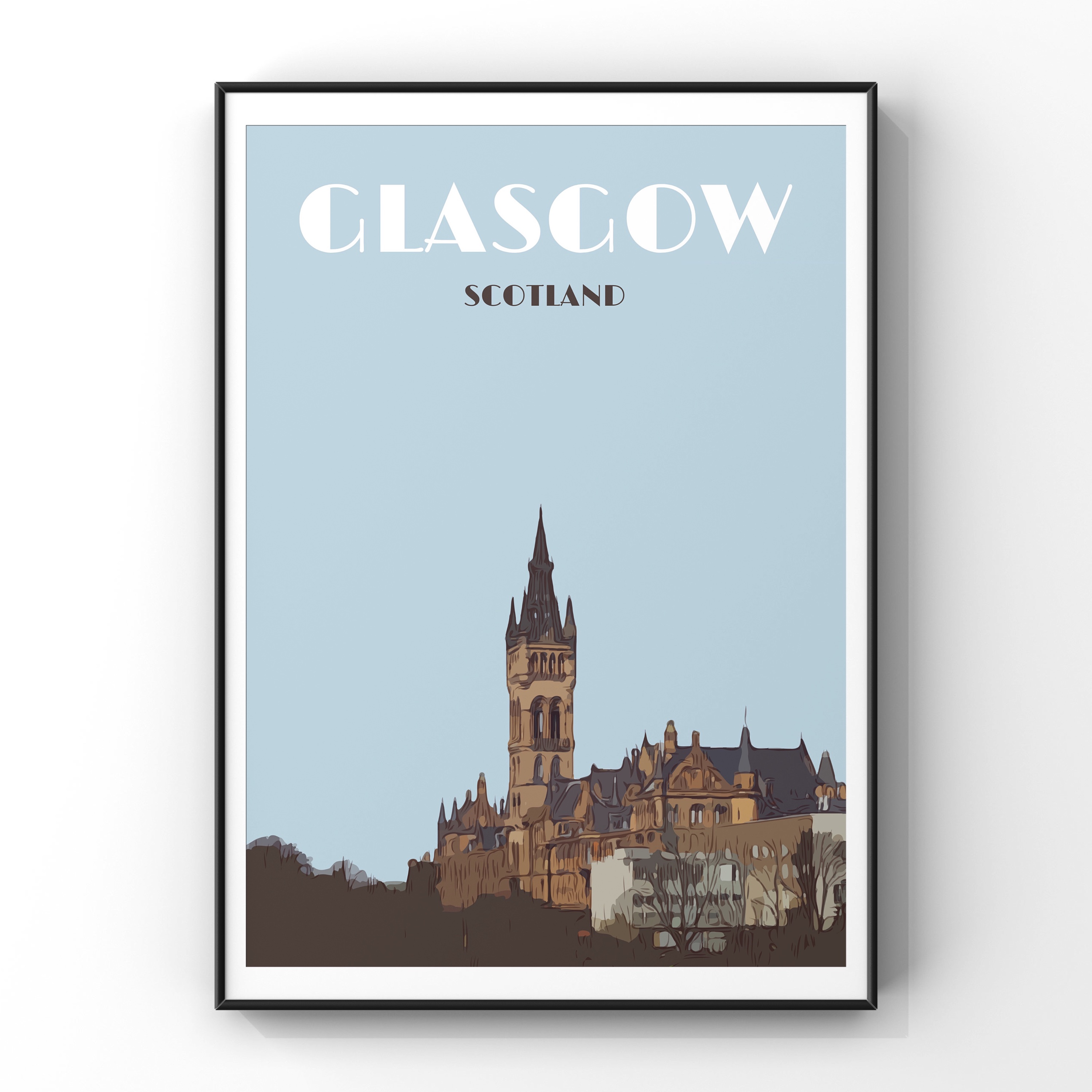 Glasgow University Print
