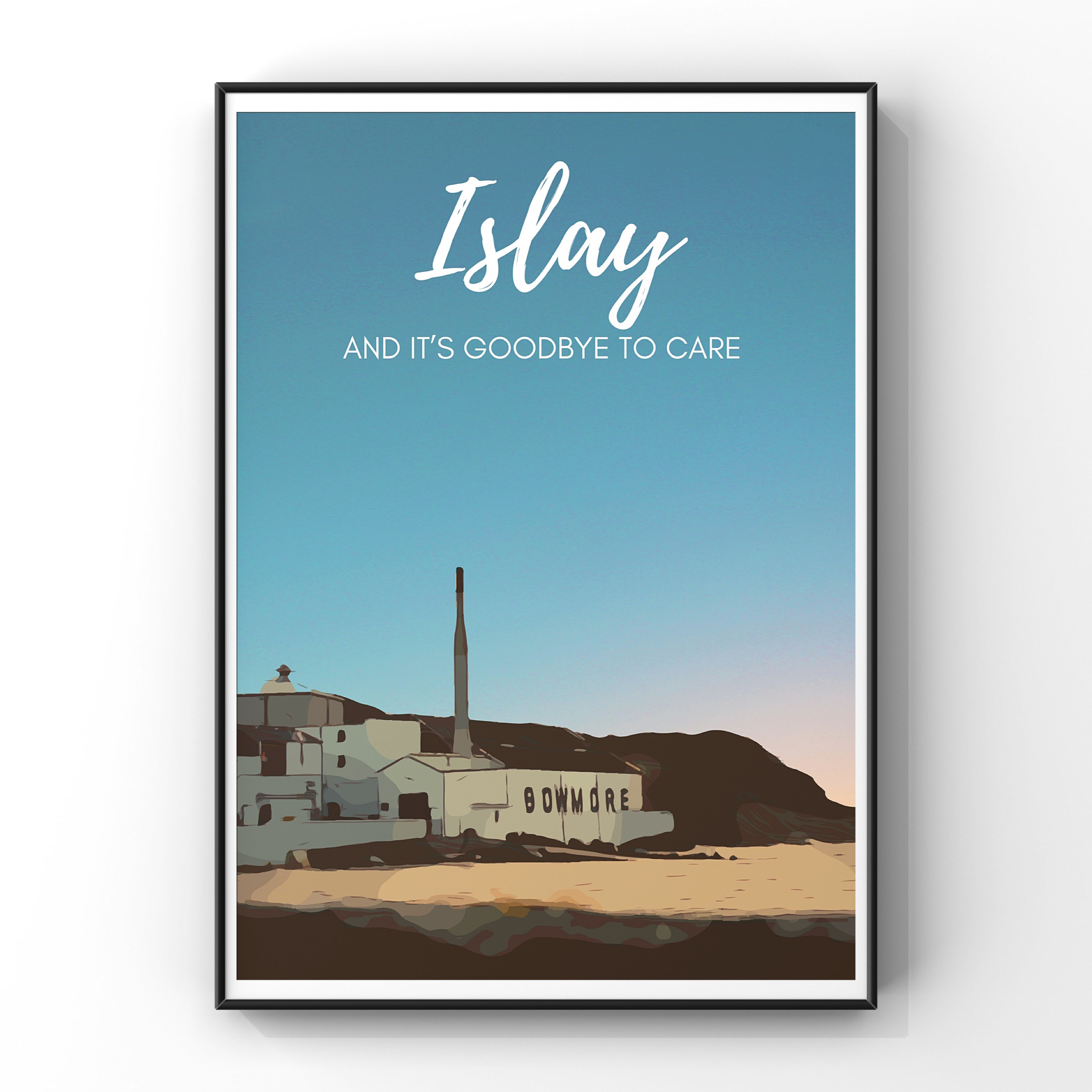 Bowmore Distillery Poster