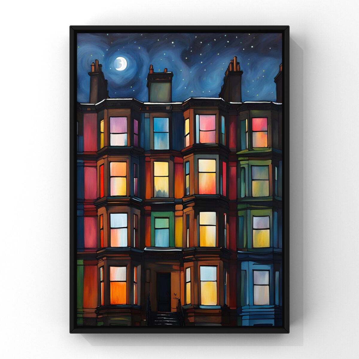 Glasgow Tenement Print