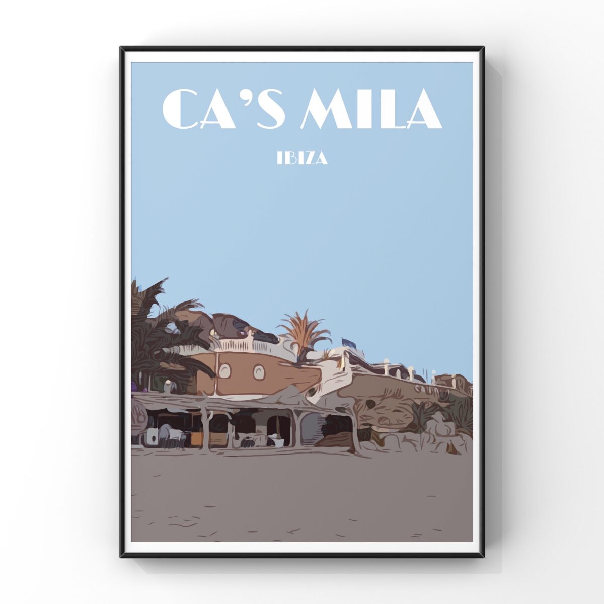 Cas Mila wedding print