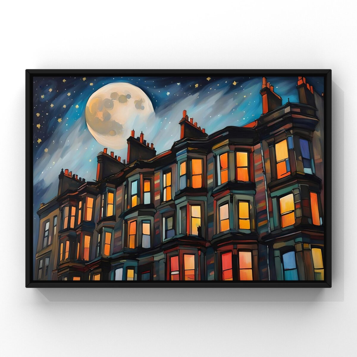 Glasgow Tenement Print