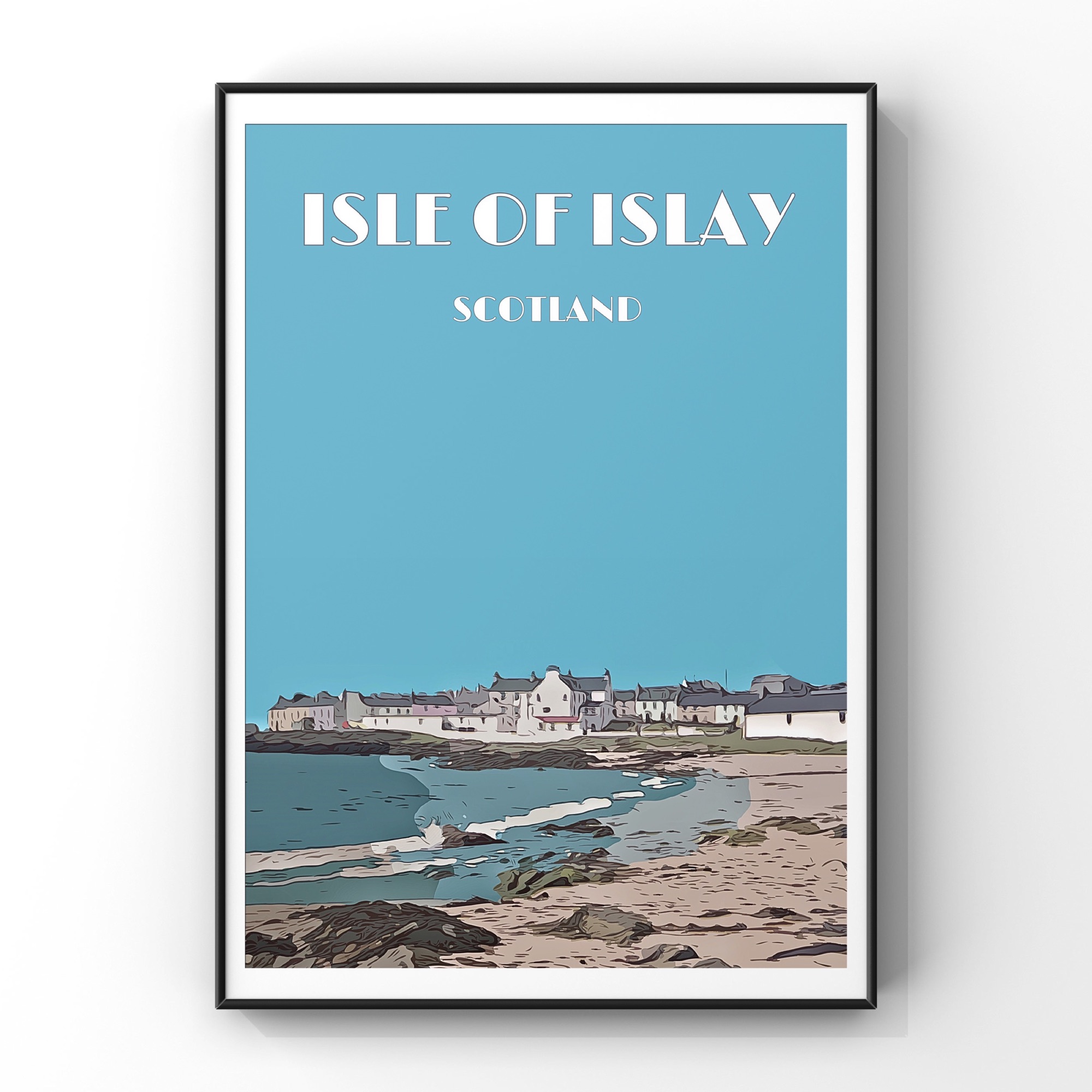 Islay Travel Poster